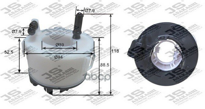 Фильтр топливный Js Asakashi FS9219 для Hyundai ix35; Kia Sportage