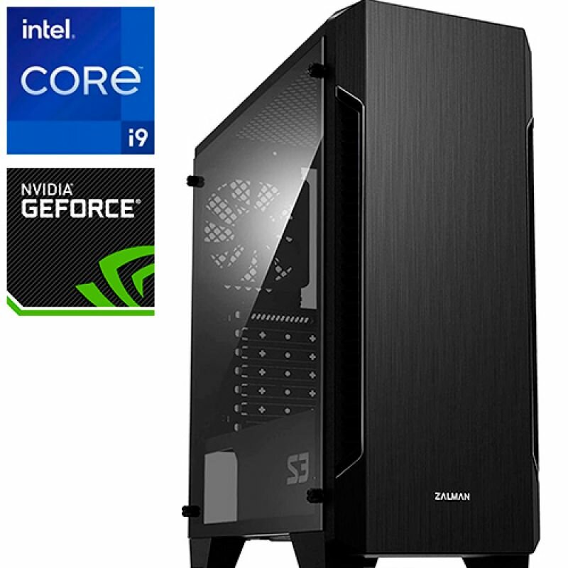 Компьютер PRO-1705578 Intel Core i9-12900K 3200МГц, Intel B660, 32Гб DDR4 3200МГц, NVIDIA GeForce GTX 1630 4Гб, SSD M.2 240Гб, HDD 2Тб, 500Вт, Midi-Tower