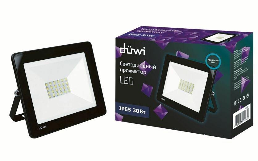 фото Прожектор светодиодный DUWI 25062 3 30W/6500K