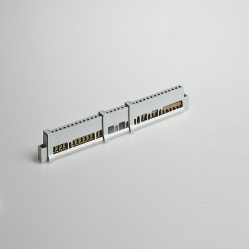 фото Держатель пластиковый для шин с двумя шинами на 24 подключения до 6 кв.мм | код ШЗН-24 | RUVinil (5шт.в упак.)