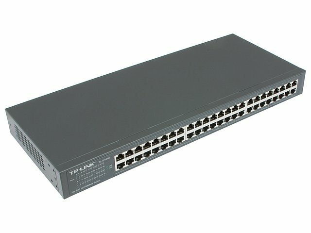 Коммутатор TP-Link TL-SF1048 48-port 10/100M 1U 19-inch rack-mountable steel case