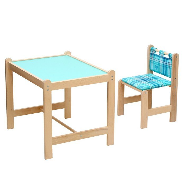 Набор детской мебели: стол + стул «Каспер», «Симпатия бирюзовая» - фотография № 1
