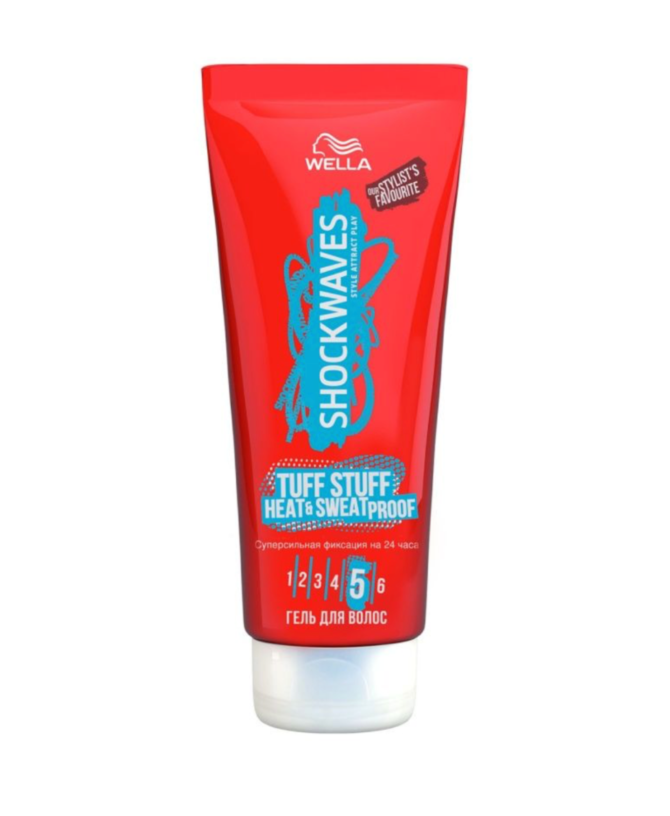 Велла / Wella Shockwaves - Гель для укладки волос Tuff Stuff Heat&Sweatproof 200 мл