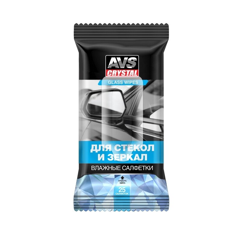 фото Влажные Салфетки "Для Стекол И Зеркал" 25 Шт.Avs Avk-200 AVS арт. A78101S