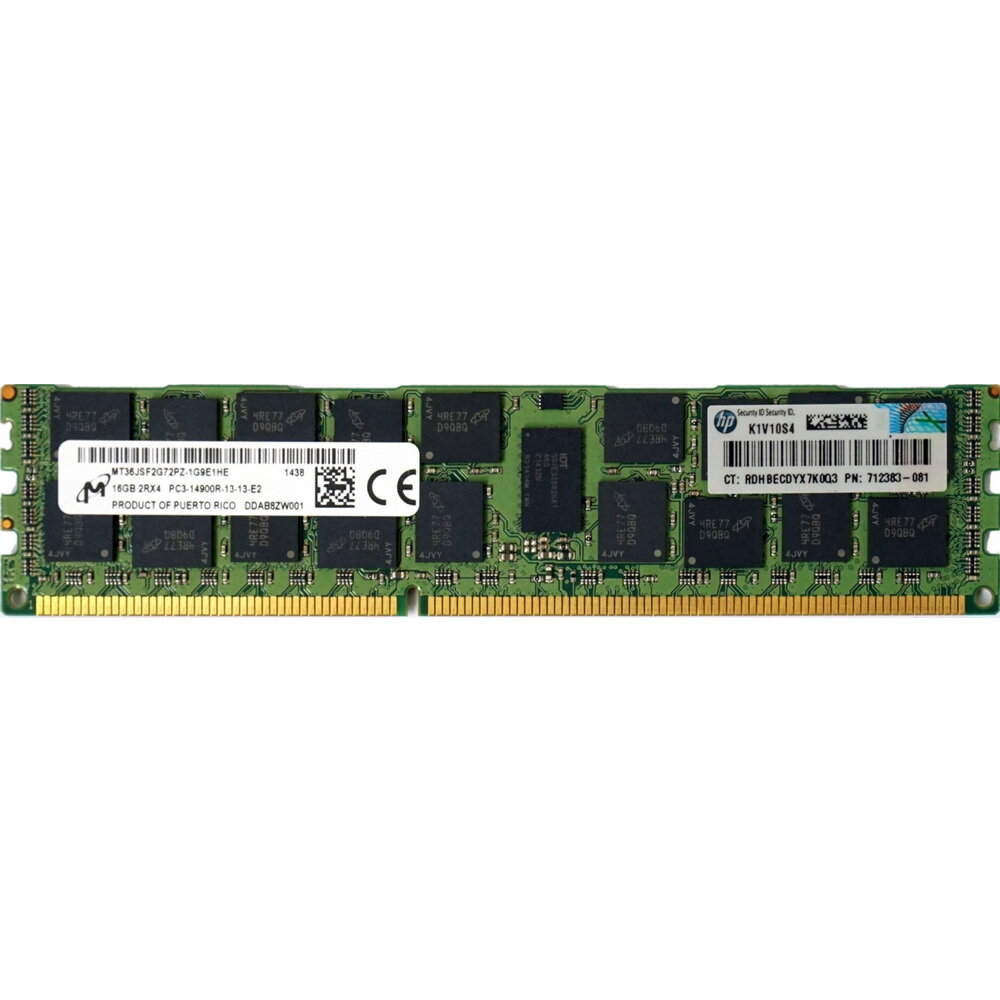 Оперативная память Micron MT36JSF2G72PZ-1G9, 712383-081, DDR3, 16 гб, 14900R для серверов. ОЕМ