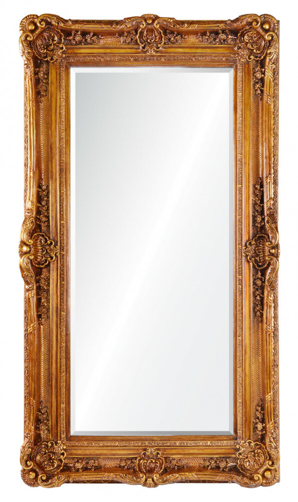 Зеркало Christian, прямоугольное, позолоченная рама, 104*187 см