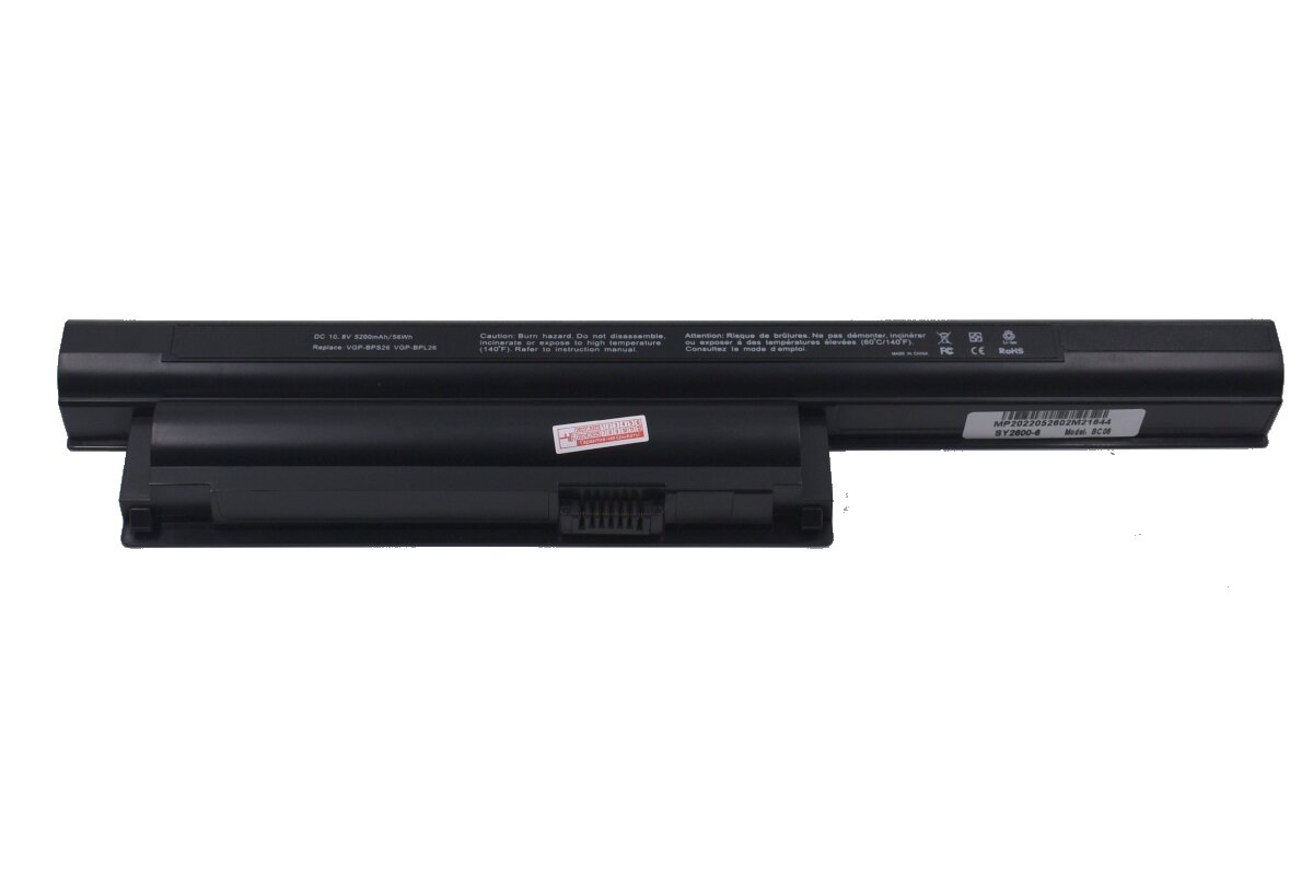 Аккумулятор для Sony Vaio SVE1512S1RW 5200 mAh ноутбука акб