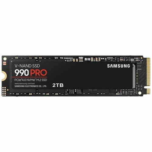 Твердотельный накопитель Samsung 990 PRO NVMe M.2 SSD 2Tb MZ-V9P2T0BW