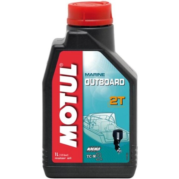 Масло моторное для водной техники MOTUL 1л минеральное Outboard 2T