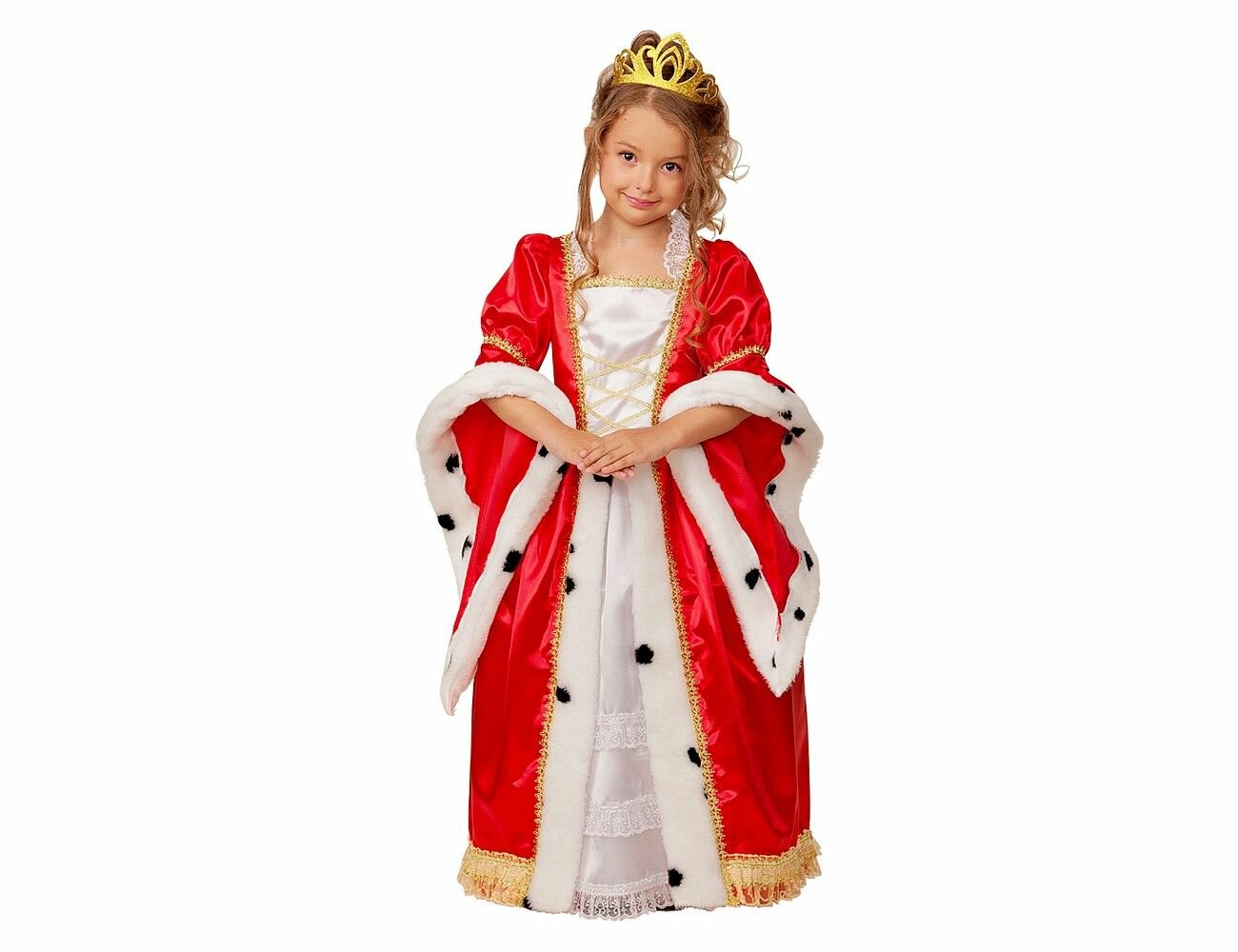 Карнавальный костюм детский Королева р.134-68 22-62 для девочки на утренник на хэллоуин на новый год костюм королевы костюм королевы для девочки