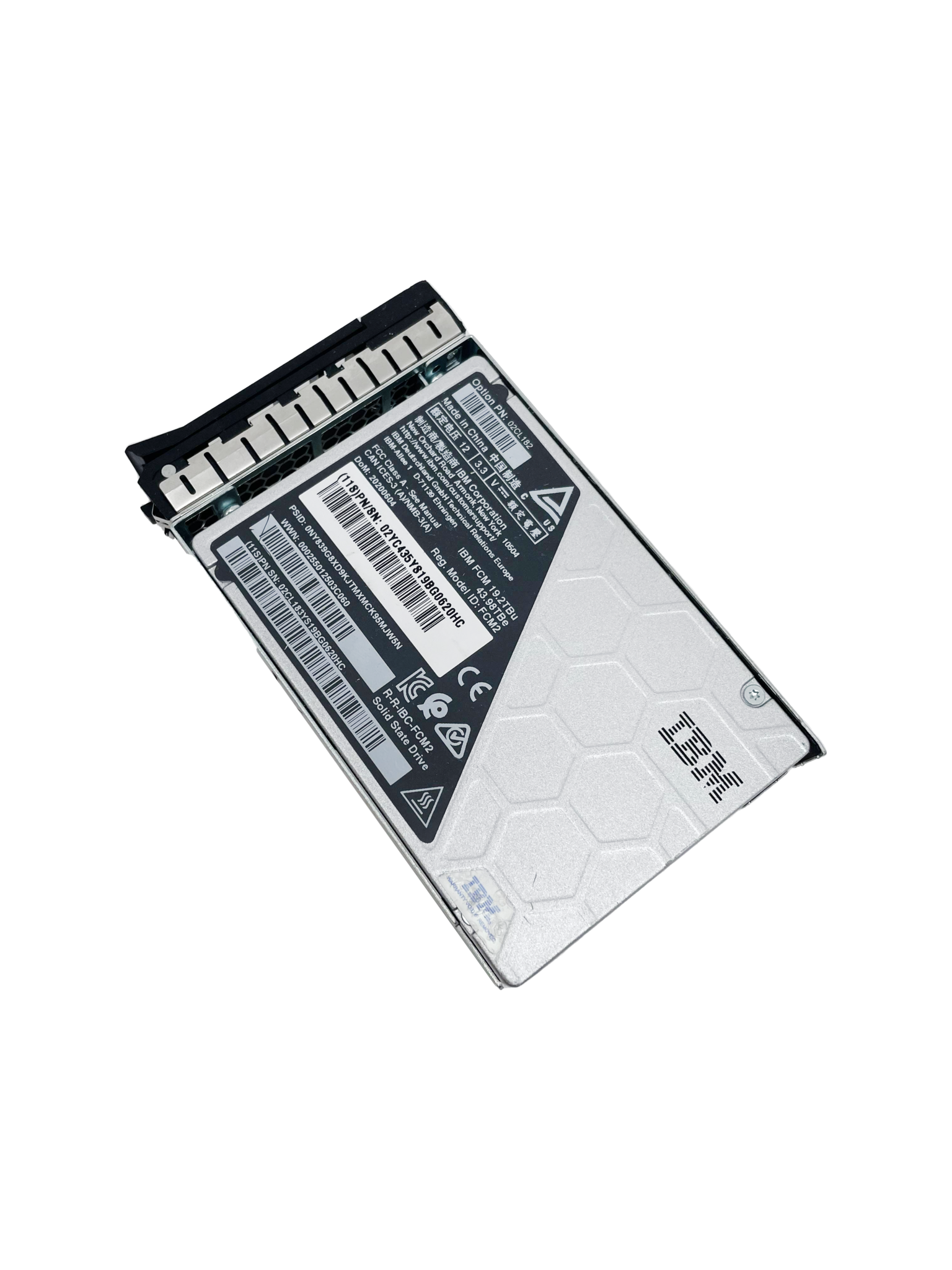 Модуль FlashCore IBM 19.2TB TLC NVMe U.2 2.5" Internal SSD Module (FCM2) 02CL182 02YC418