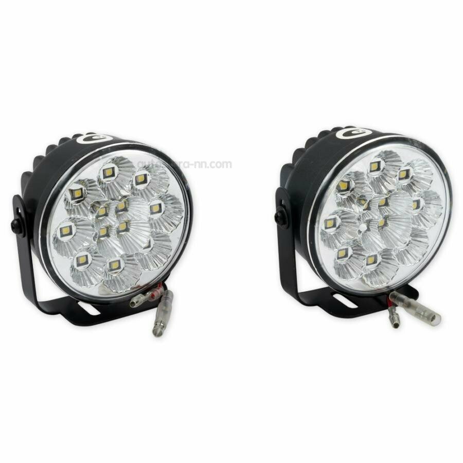 ARNEZI A0802005 Дневные ходовые огни светодиодные 12LED круглые D=70 мм 12В 2шт ARNEZI A0802005