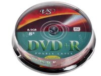 99019901119720 DVD-диск VS DVD+R, 8.5 ГБ, Cake Box, 8x, 10 шт