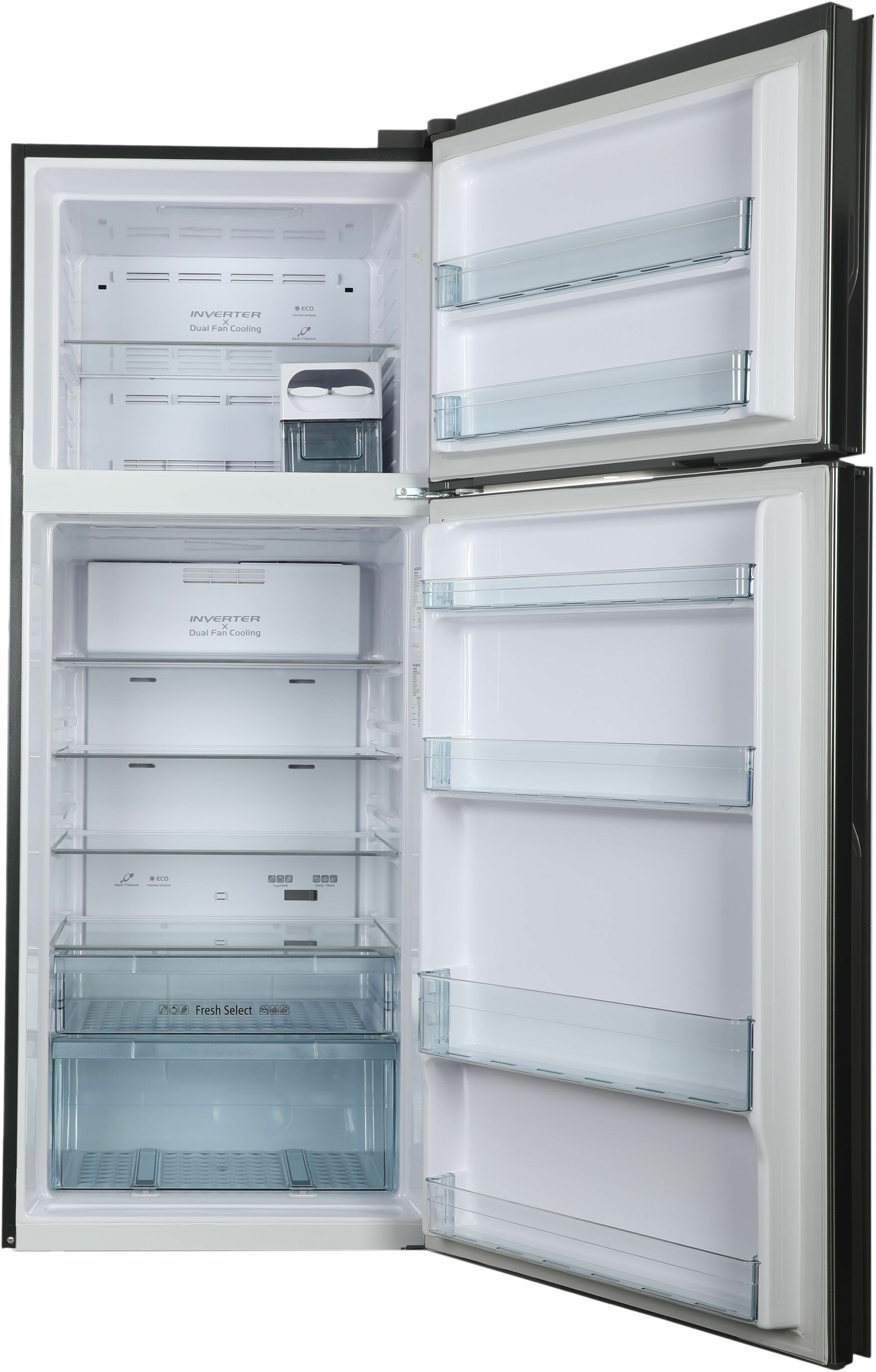 Холодильник Hitachi R-V540PUC7 BSL двухкамерный серебряный бриллиант - фотография № 4