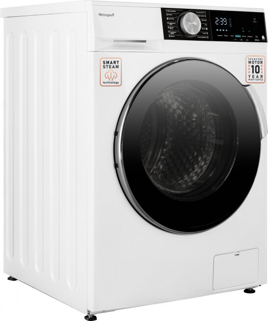 Стиральная машина средняя Weissgauff WM 47147 DC Inverter Steam, с фронтальной загрузкой, 7кг, 1350об/мин (430972) - фото №2