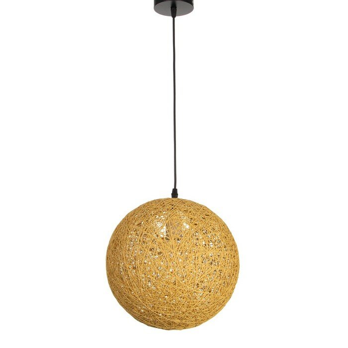 фото Светильник BayerLux Ротанг 1хЕ27 15Вт коричневый 30х30х130 см