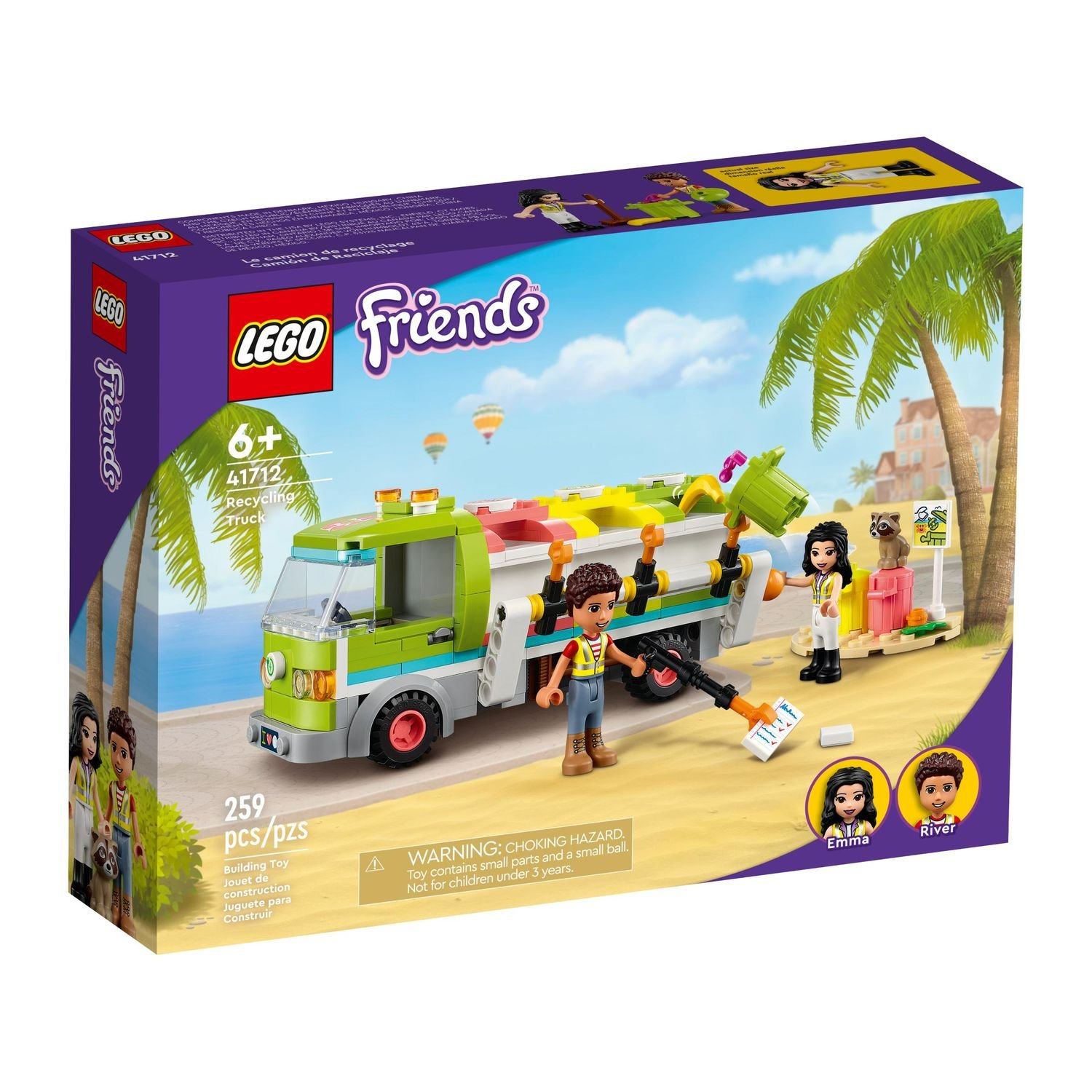 Конструктор LEGO Friends Грузовик-утилизатор Recycling Truck 259 деталей