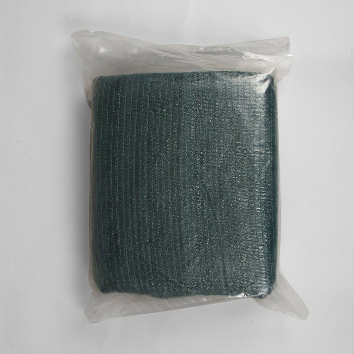 Сетка затеняющая, 10 × 3 м, плотность 55 г/м², зелёная, в наборе 27 клипс - фотография № 3