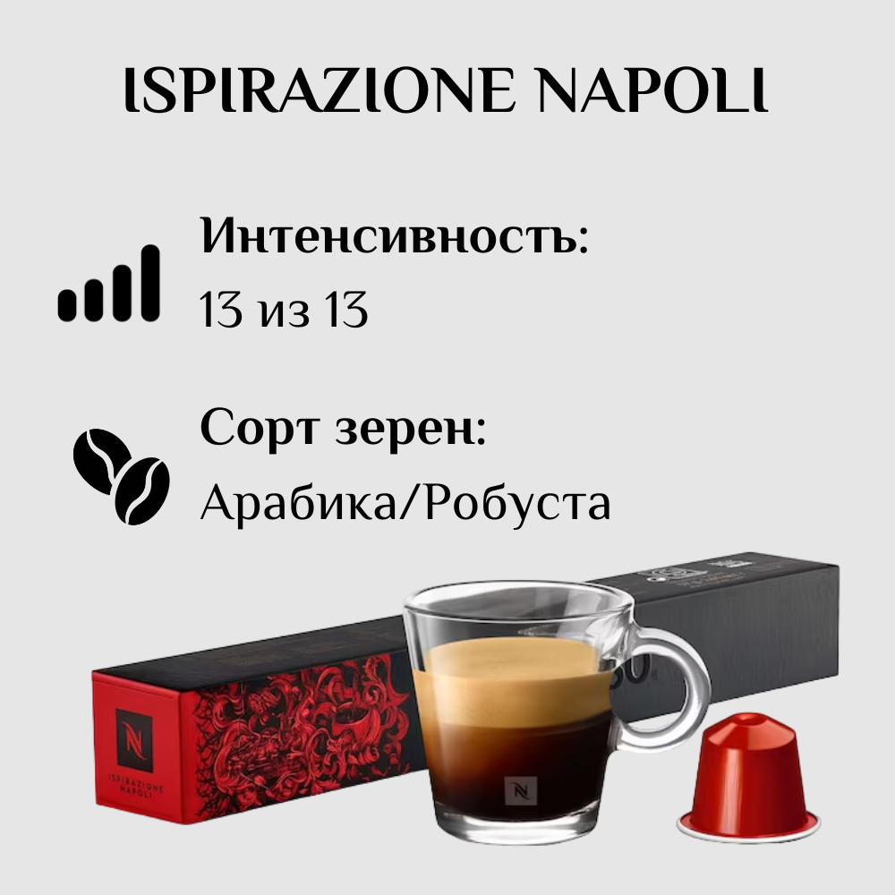 Капсулы для кофемашины Nespresso Original ISPIRAZIONE NAPOLI 100 штук - фотография № 3