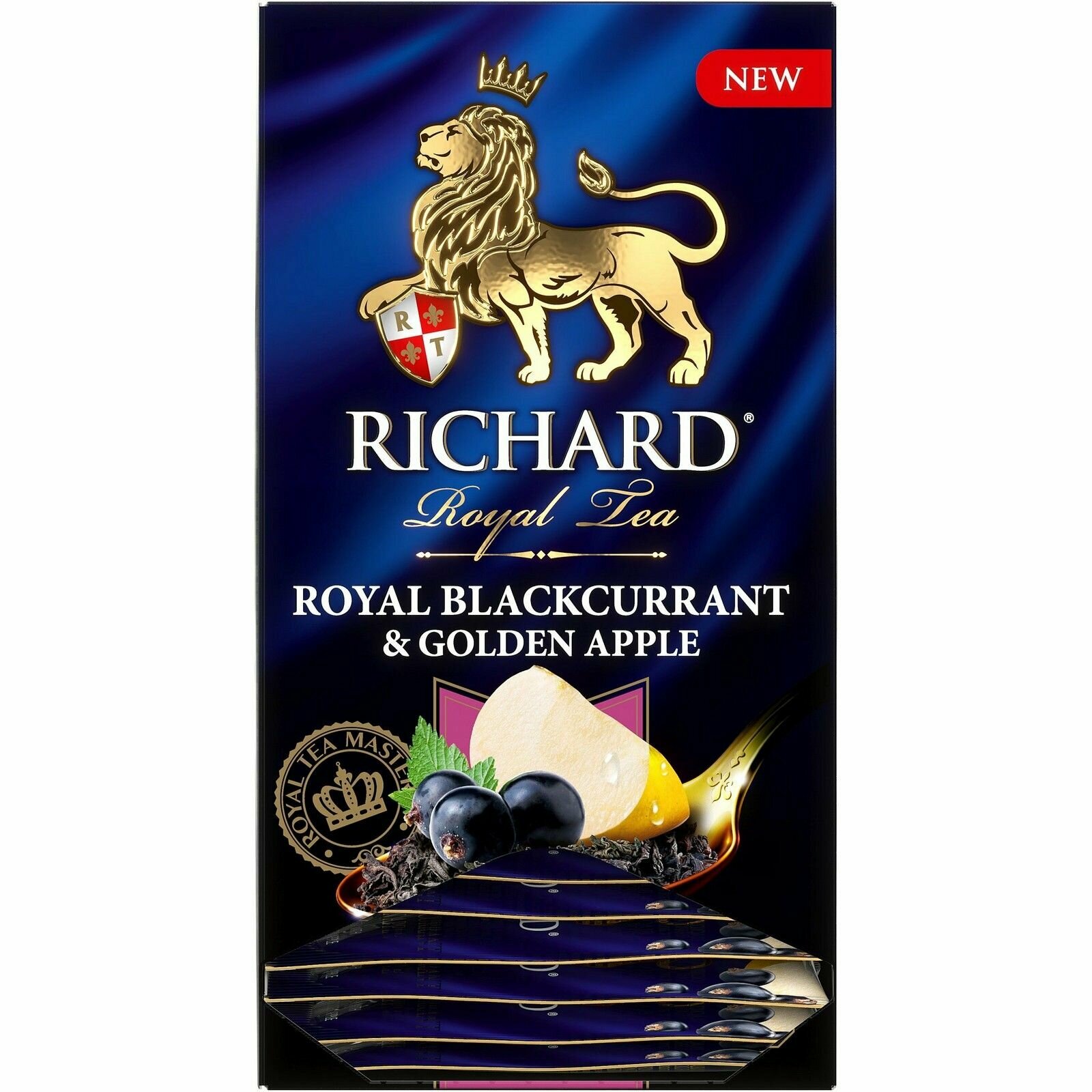 Richard Чай в пакетиках Royal Blackcurant & Golden Apple, черный, 25 пакетиков, 2 шт/ - фотография № 2