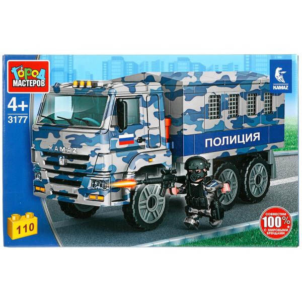 Город Мастеров Конструктор камаз полиция Город Мастеров 3177-KK KAMAZ