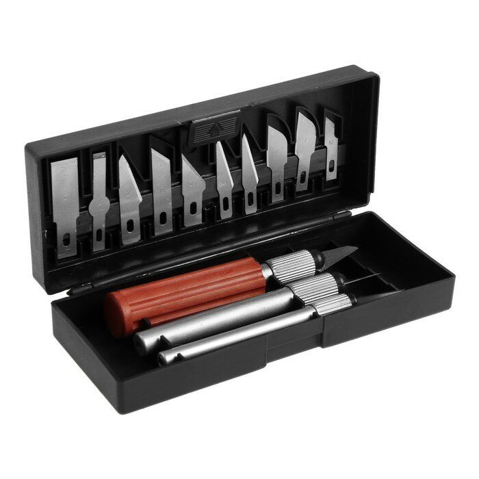 фото Набор резцов универсальных , пластиковая рукоятка, 3 шт