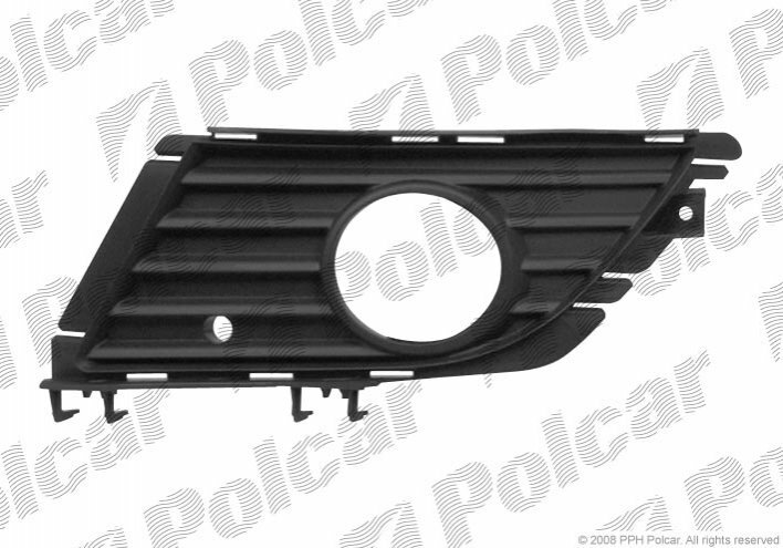 Накладка противотуманной фары правая для Опель Комбо С 2003-2011 год выпуска (Opel Combo C) Polcar 555727-4