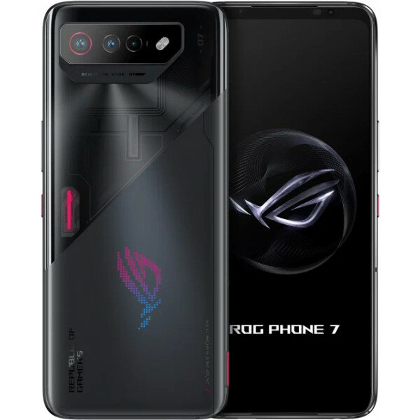 Смартфон ASUS ROG Phone 7 12/256 ГБ CN, Dual nano SIM, черный