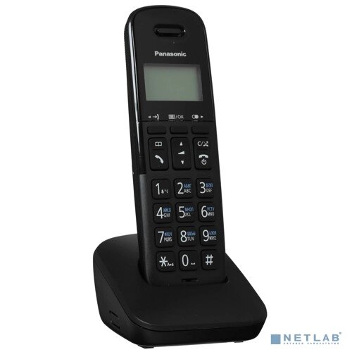 Panasonic Телефон Panasonic KX-TGB610RUB (черный) Беспроводной DECT,40 мелодий,телефонный справочник 120 зап. Черный