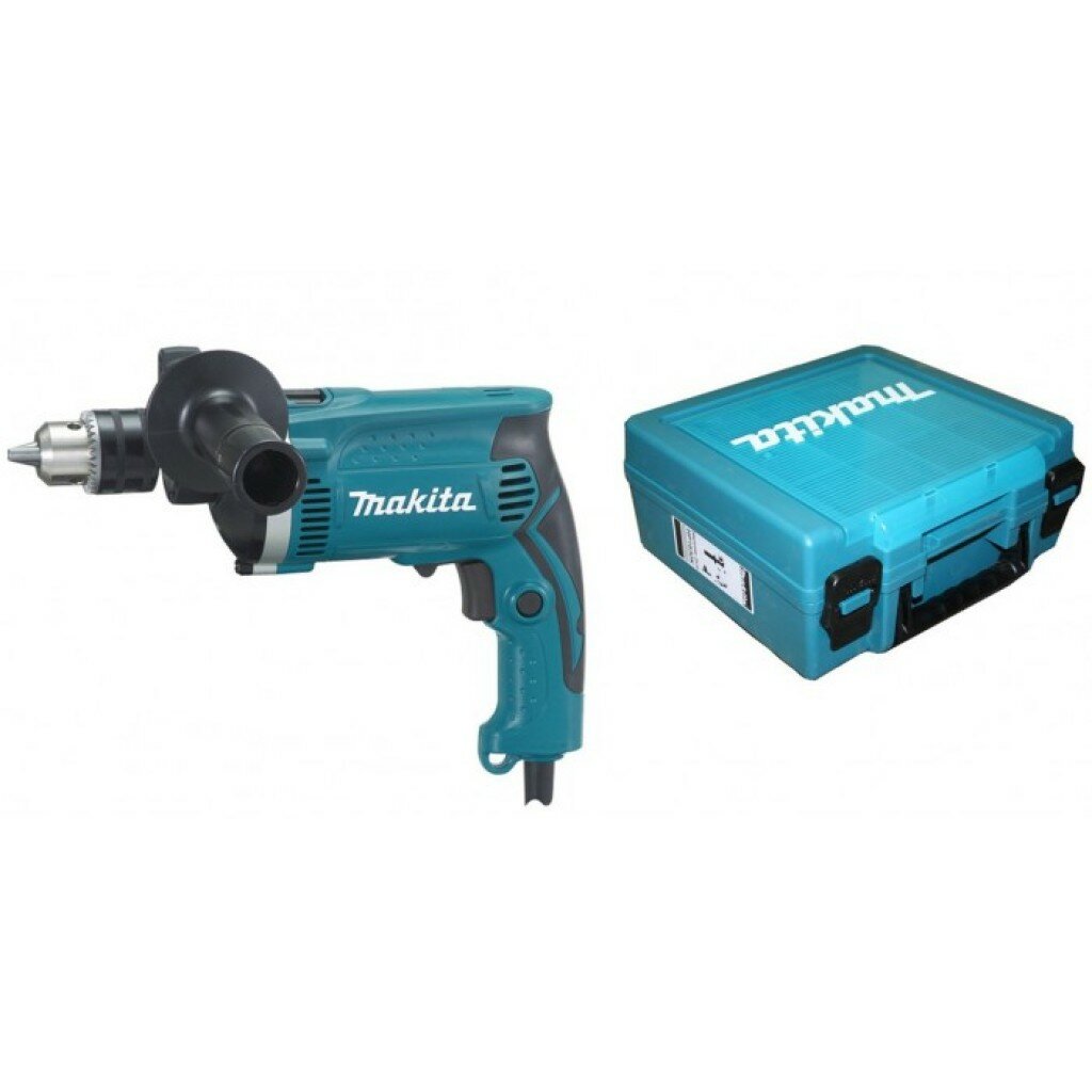 Двухскоростная ударная дрель Makita HP1630K - фотография № 1