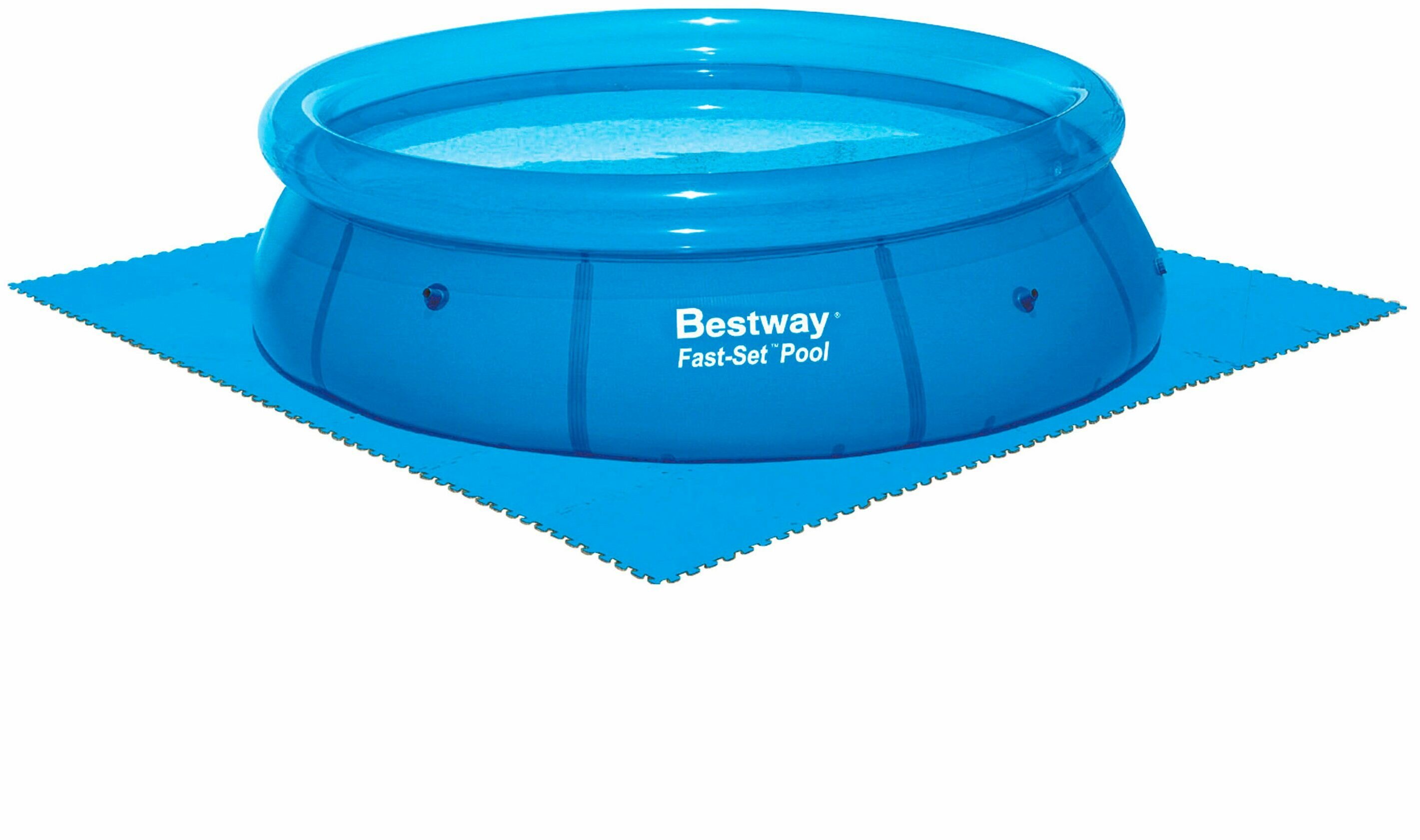 Подстилка для защиты от повреждений Bestway Pool Floor Protector 50х50 см 8 шт - фотография № 1