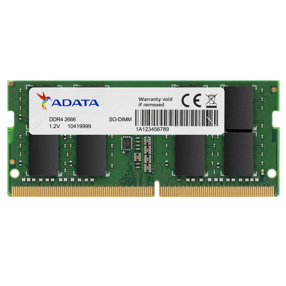 ADATA Модуль памяти ADATA 8GB DDR4 2666 SO-DIMM Premier AD4S26668G19-BGN CL19, 1.2V, Bulk