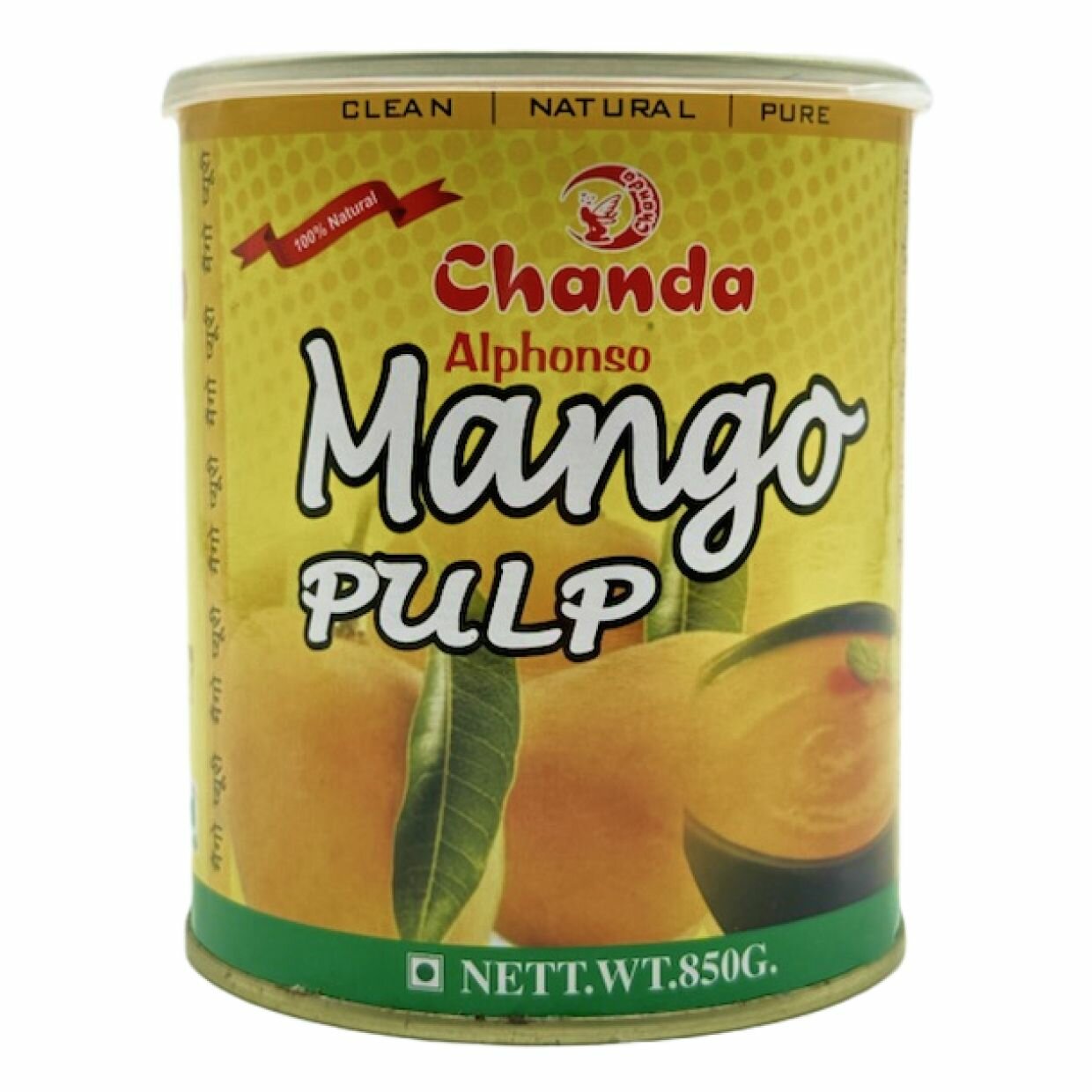 Пюре Манго Chanda сорт Альфонсо (Mango Pulp Alphonso), 850 г