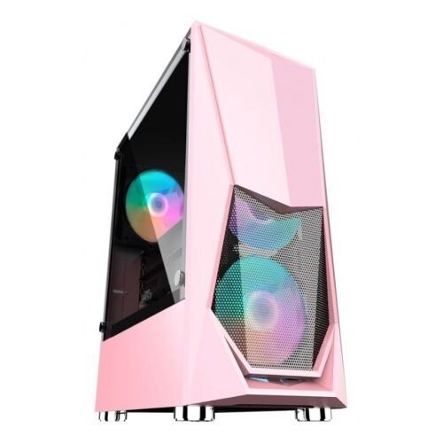 1STPLAYER Корпус 1STPLAYER DK-3 PINK / ATX, tempered glass / 3x 120mm LED fans inc. / DK-3-PK-3G6