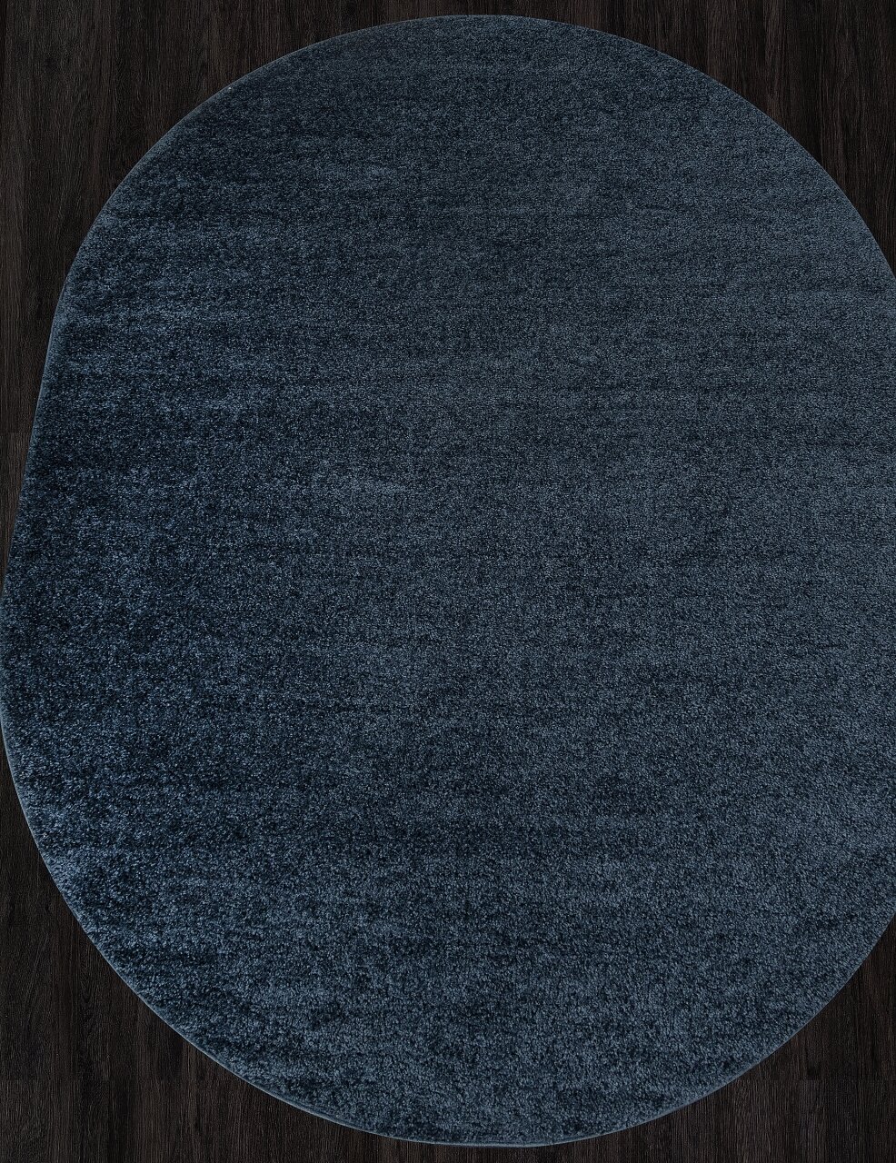 Ковер Merinos Makao s600 f.blue Овал 1.2x1.8м - фотография № 1