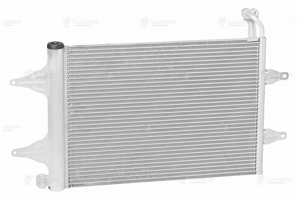 Радиатор кондиционера для Шкода Фабия 1 1999-2007 год выпуска (Skoda Fabia 1) LUZAR lrac-18qr