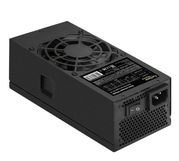 Блок питания 400W ExeGate TPS400, EX292227RUS (tfx, 8cm fan, 24pin, 4+4pin, 3xSATA, 2xIDE, black) .