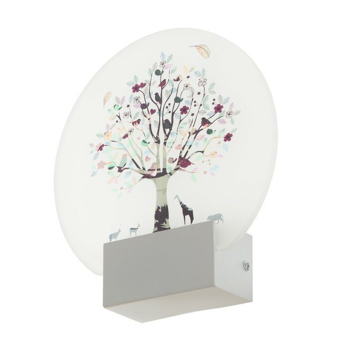 Бра "Цветочное дерево" LED 6Вт 4000К белый 19,5х6х19,5 см - фотография № 1