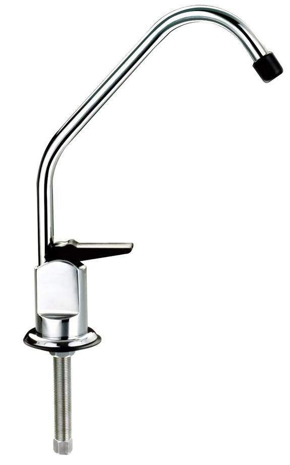 фото Кран чистой воды для питьевых систем F-01-3BC-L 7,5 cm 3/8" поршневой клавишный Raifil