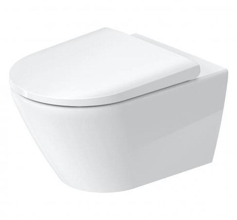 Duravit Унитаз подвесной + сиденье Duravit D-Neo Rimless с креплением Durafix, белый (45770900A1)