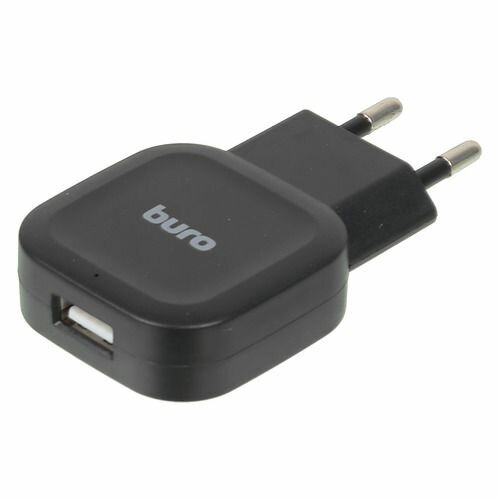 Сетевое зарядное устройство Buro TJ-277B, USB, 12Вт, 2.4A, черный