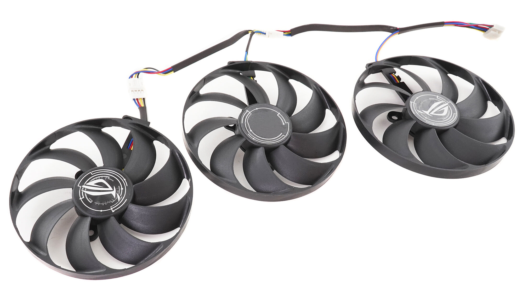 Вентилятор (кулер) для видеокарты Asus ROG Strix RX 5600 XT 5700 5700XT (FDC10H12S9-C) (тройной) 7 pin