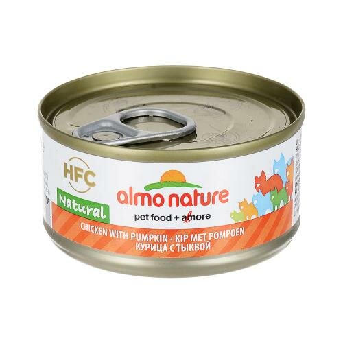 Almo Nature Legend Консервы для кошек с Курицей и тыквой 75% мяса 70гр