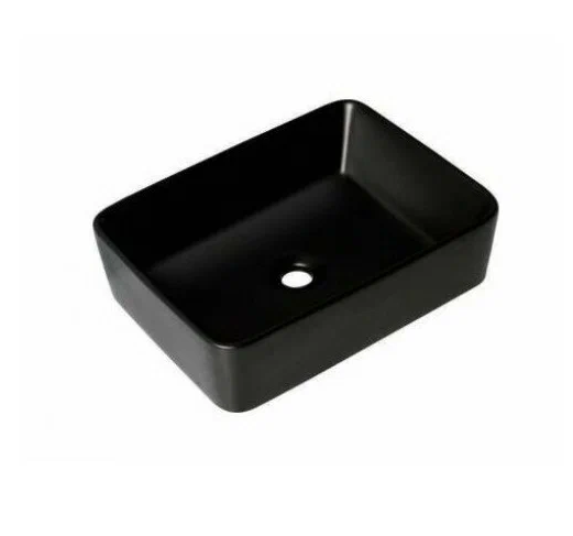 Gappo раковина для ванной к столешнице.накладная .чёрный (480*370*130mm） GT403-8 - фотография № 1