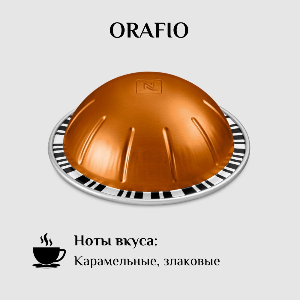 Капсулы для кофемашины Nespresso Vertuo ORAFIO 100 штук - фотография № 2