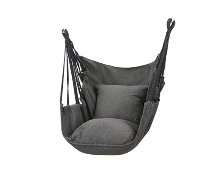 Кресло-гамак ZDK с 2мя подушками, серый, hammock1 - фотография № 1
