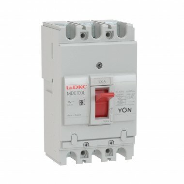 DKC MDE100L050 Авт. выкл. YON MDE100L050 3P 50А 10kA