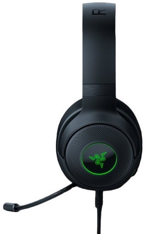 Гарнитура игровая RAZER Kraken Multi-Platform, для компьютера и игровых консолей, накладные, черный [rz04-02830100-r3m1] - фото №2