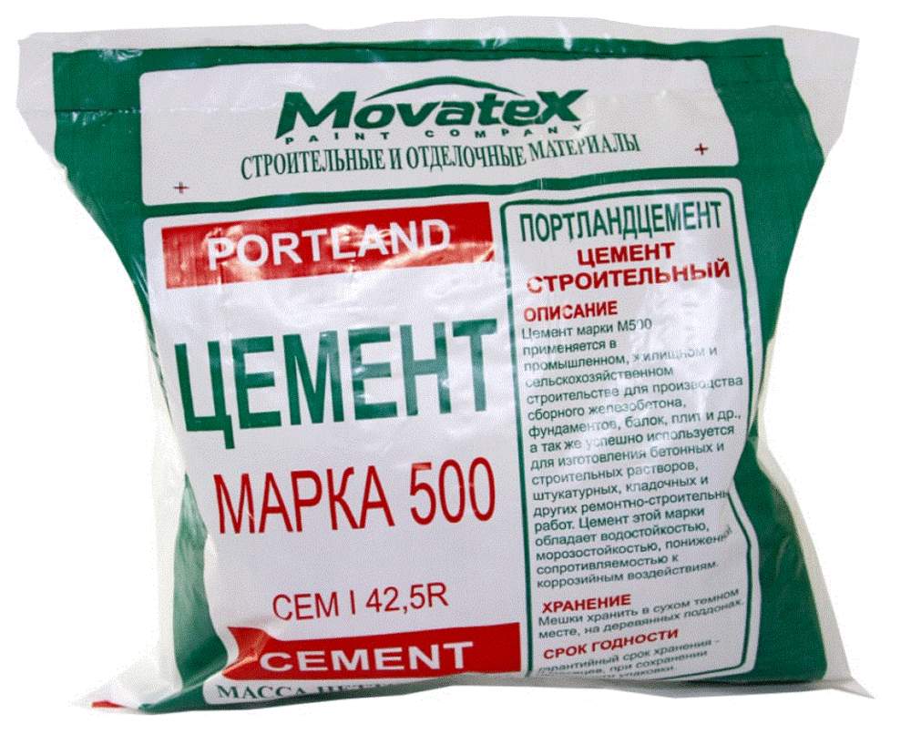 Цемент Movatex Д0 М500 5 кг Т02386 .