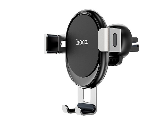 Держатель Hoco CA56 Armour Air Outlet Gravity Car Holder Black-Silver